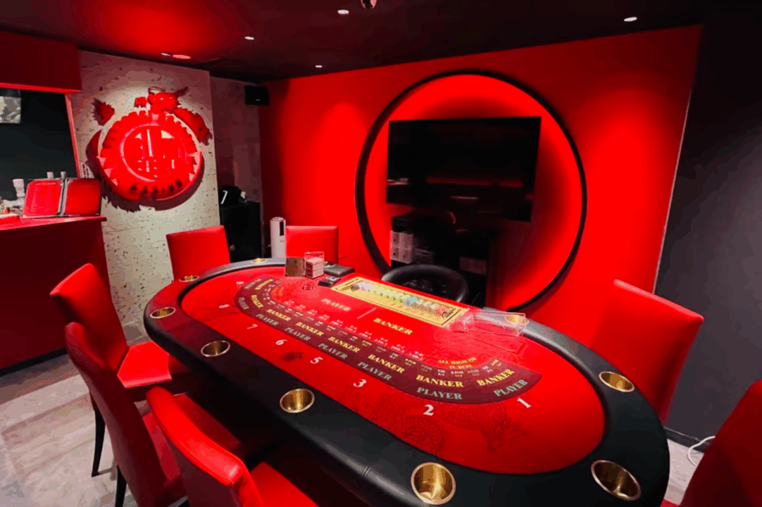 六本木のポーカールームであるBLOW六本木ドラゴンの店内画像