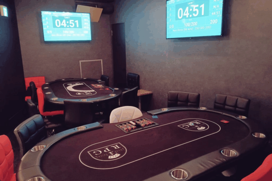 六本木のポーカールームであるRPGの店内画像