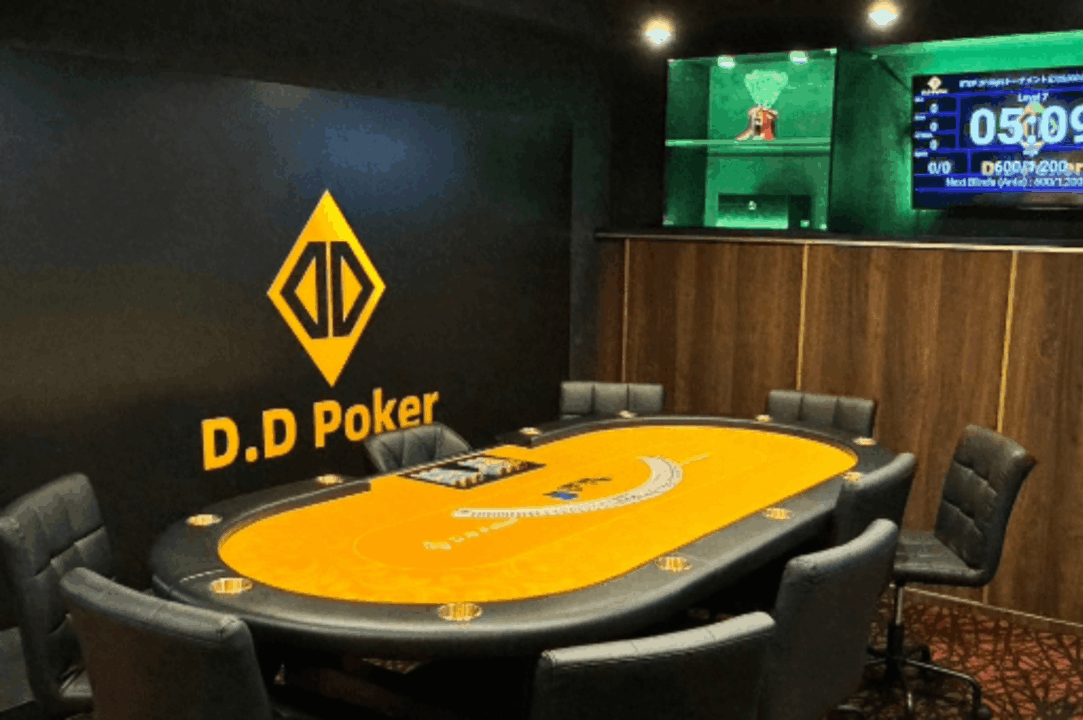 高田馬場のポーカールーム、D.D Poker高田馬場の店内画像