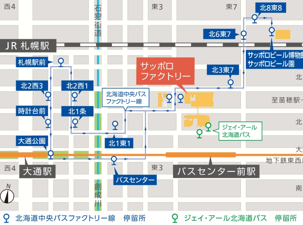 JOPT 札幌 2025 の大会詳細の大会会場の位置を示す画像