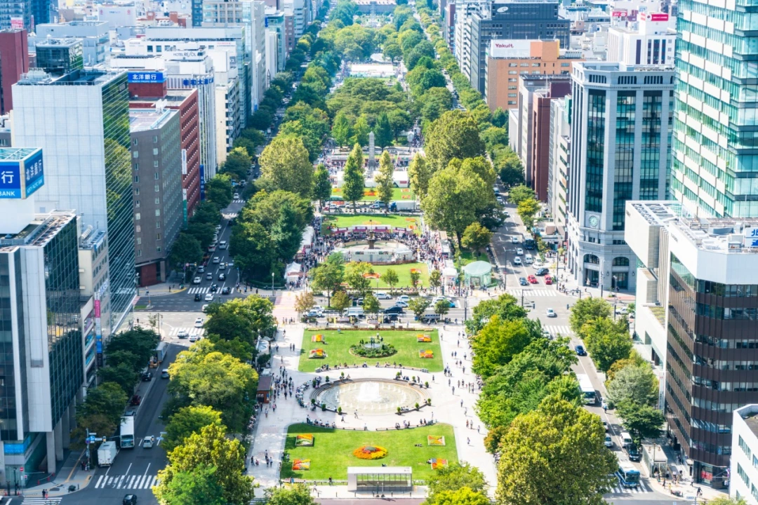 JOPT 札幌 2025 の大会詳細とトラベルガイドの記事のおすすめ観光スポットの大通公園を紹介する画像