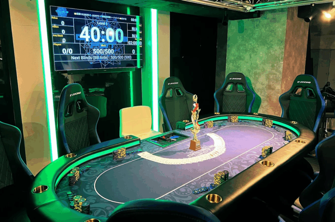 錦糸町のポーカールーム、Double Pot 錦糸町の店内画像