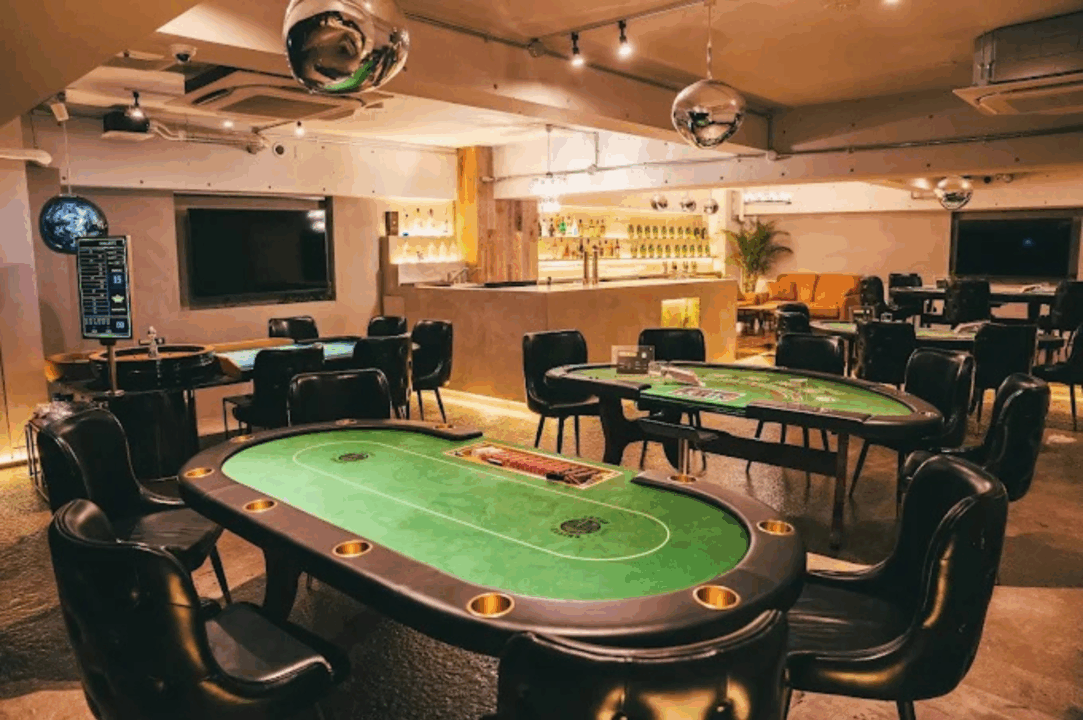 恵比寿のポーカールーム、BLOW 恵比寿の店内画像