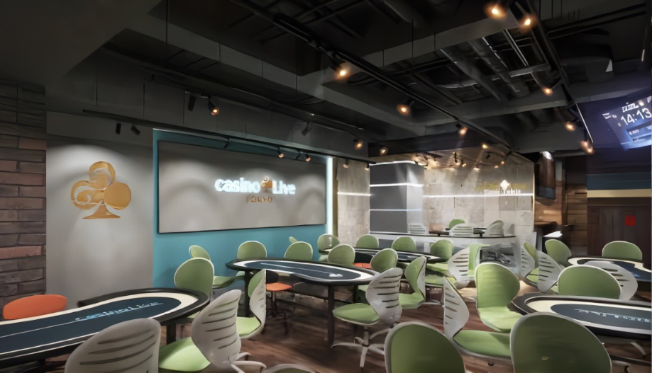 新宿にあるポーカー店舗
Casino Live Tokyoの店内の写真