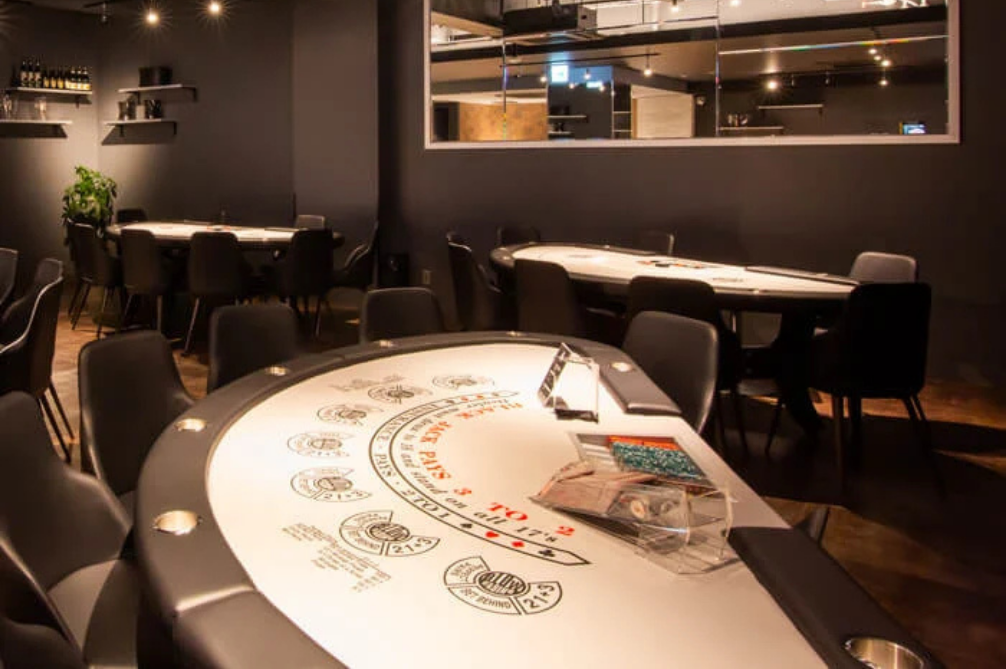 赤坂のポーカールーム、BLOW赤坂の店内画像