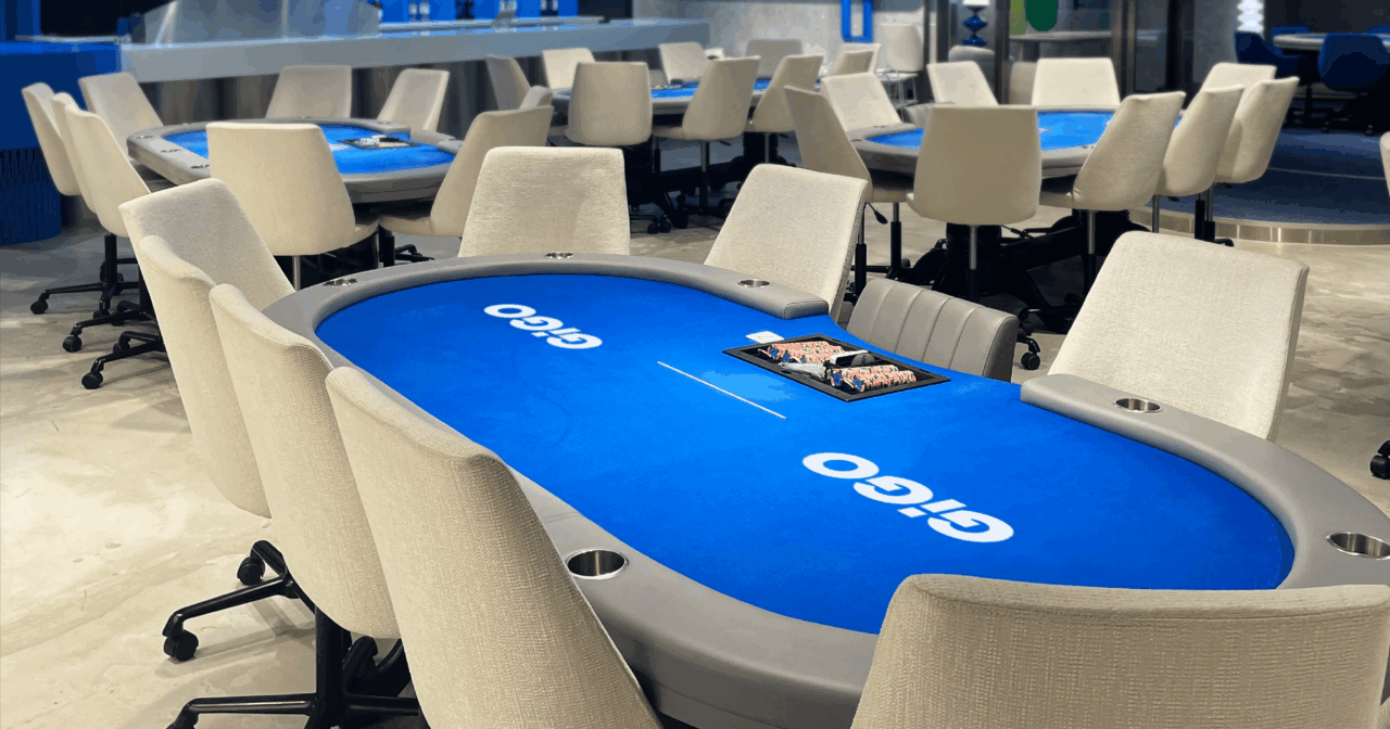 新宿にあるポーカールーム、GIGO POKER 新宿の店内画像