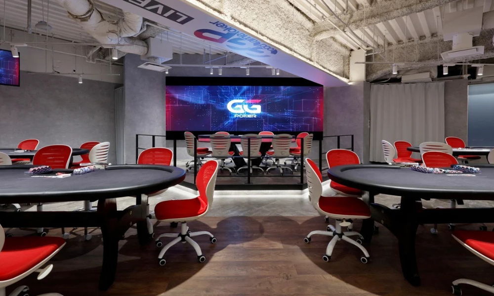大阪・梅田のポーカールームであるGoodGame Poker Live Osaka の店内画像