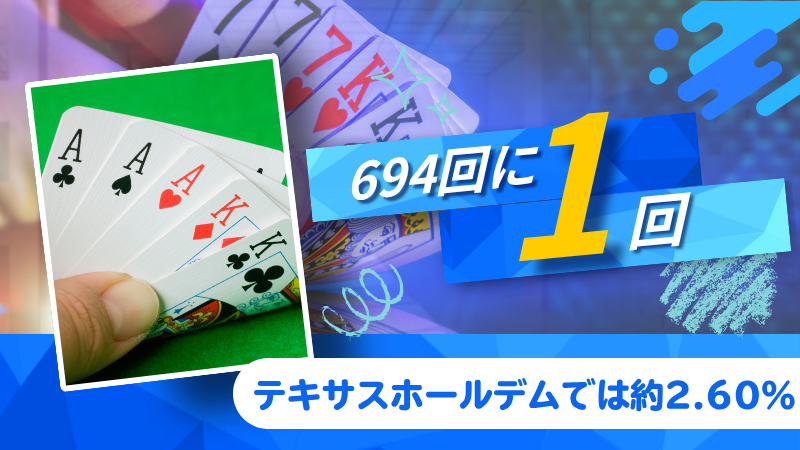 フルハウスが出る確率