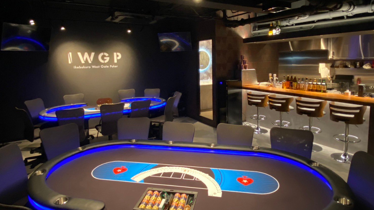 池袋のポーカールーム、IWGPの店内画像