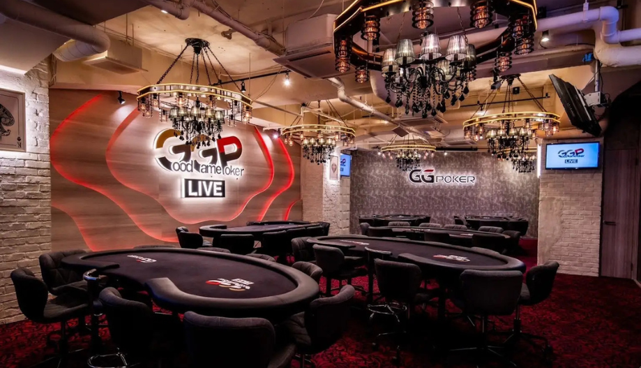 渋谷のポーカールームGoodGamePoler Live渋谷の店内画像