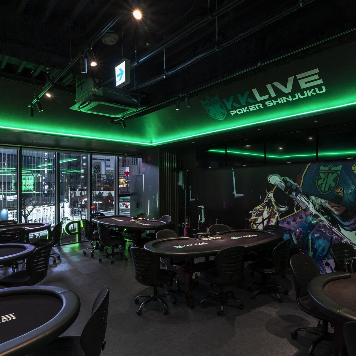 新宿のポーカールーム KKLIVE POKER新宿の店内画像3