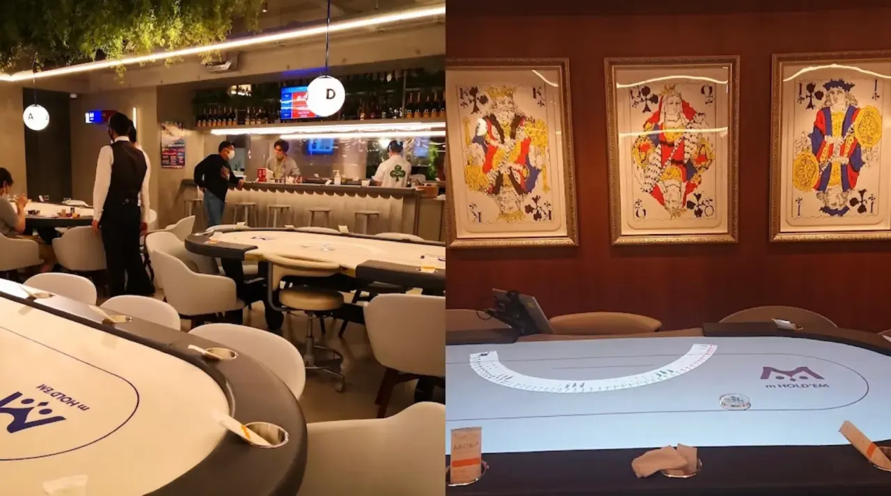 m HOLD’EM 目黒の店内
