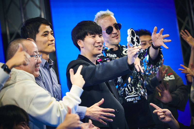 JOPT 2023 Tokyo #01 Main Event 優勝時の写真