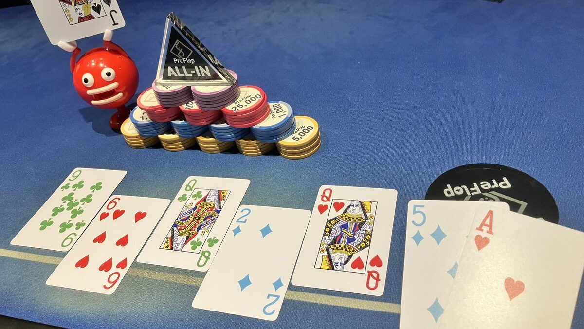 横浜のポーカールームPreFlopYOKOHAMAの店内画像