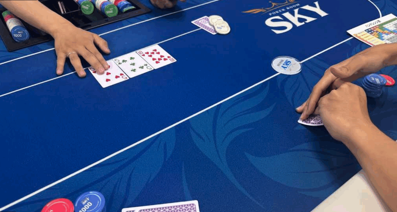 博多のポーカールーム、Poker room SKYの画像