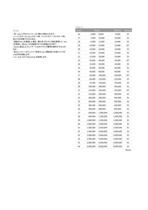 メインイベント