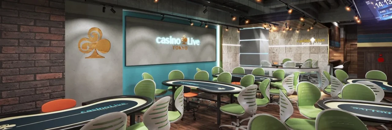 新宿のポーカールーム、Casino Live Tokyoの画像