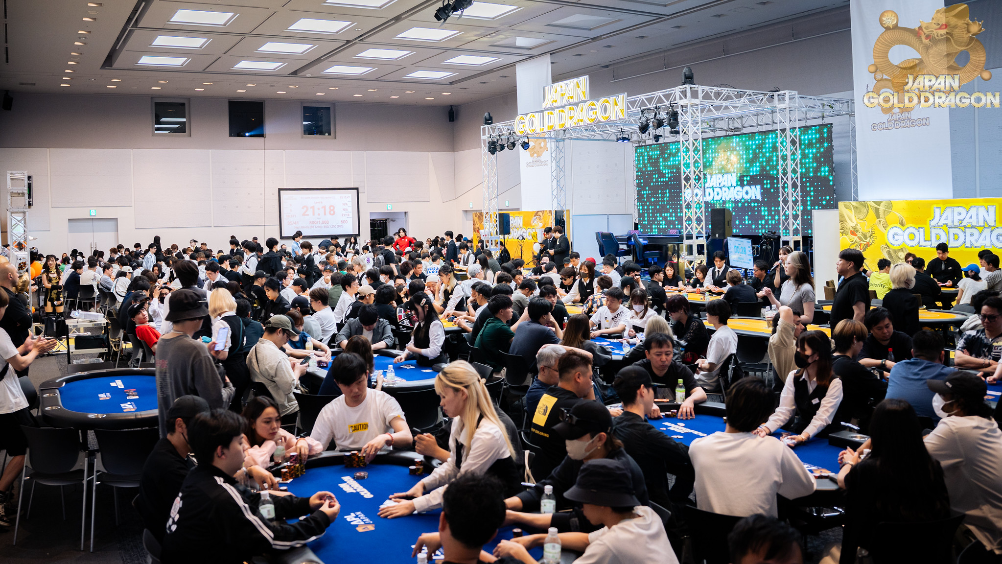 JAPAN GOLD DRAGONの開催会場の様子