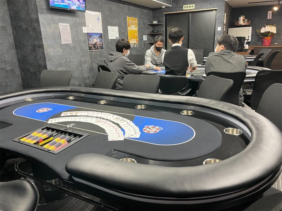 仙台のポーカールーム、9highの店内画像