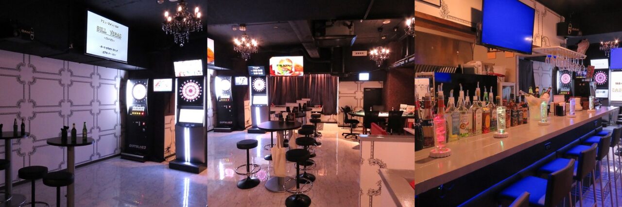 仙台のポーカールーム、BULL VEGASの店内画像
