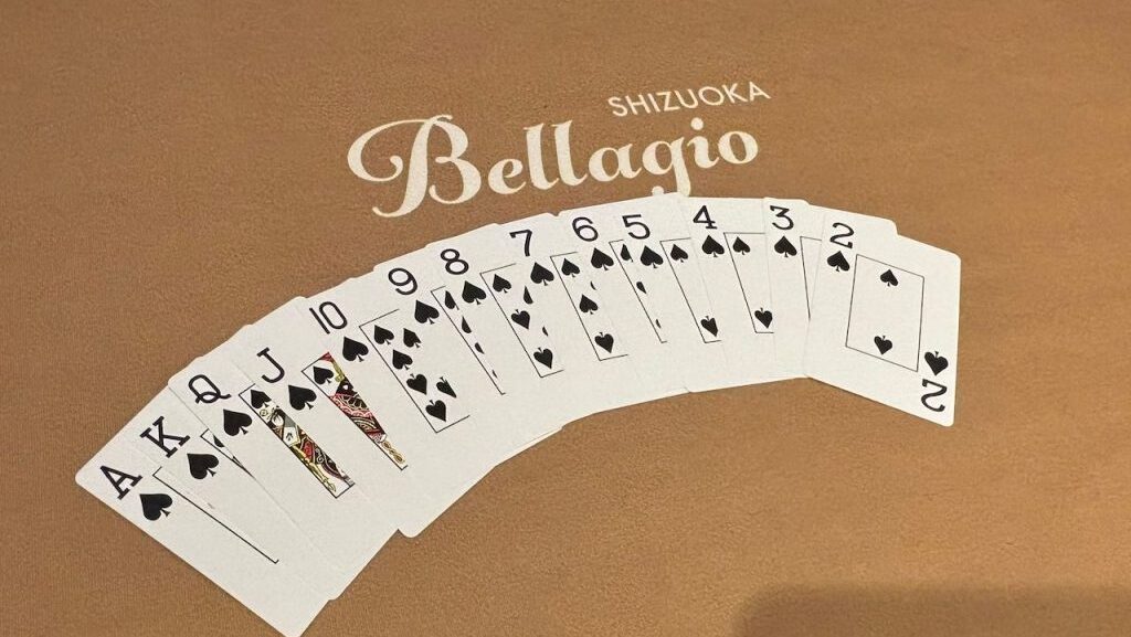 静岡のポーカールーム、Bellagioの店内画像