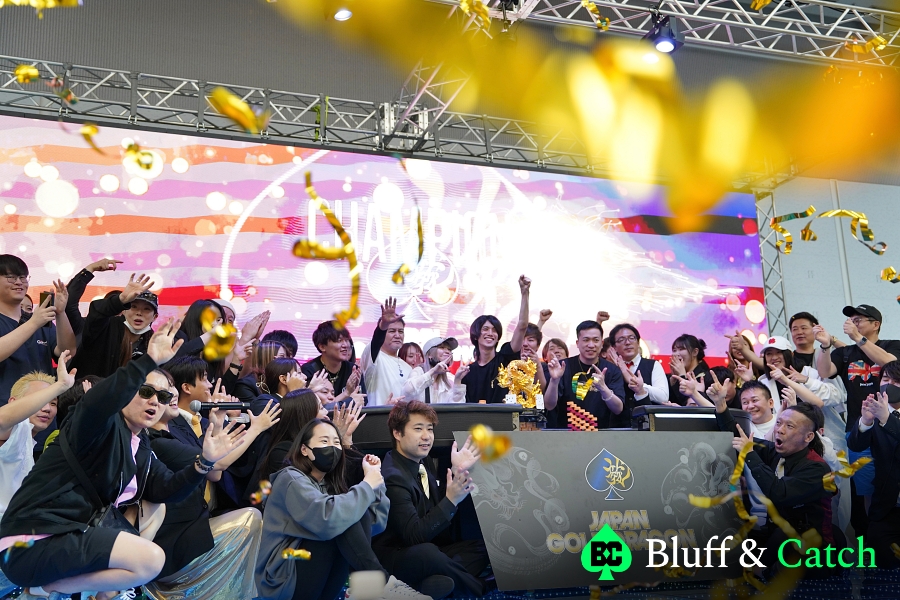JAPAN GOLD DRAGONのメインイベント優勝者、鳴ルさんの画像