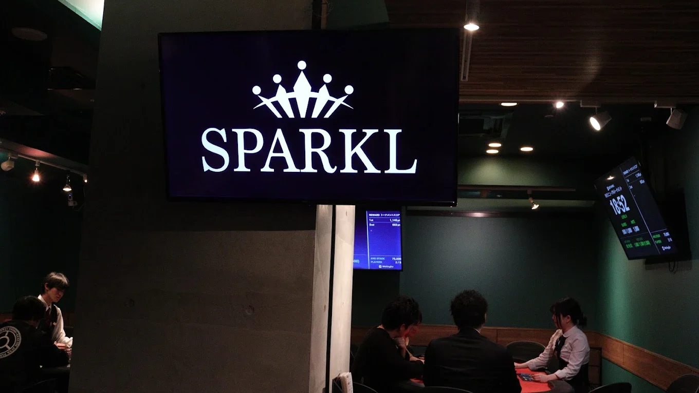 金沢のポーカールーム、
SPARKLの店内画像
