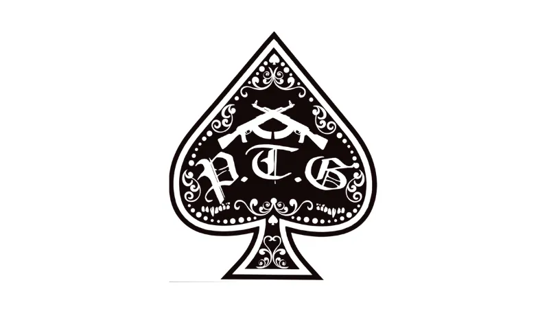 神戸にあるおすすめのポーカールームであるPOKER THE GUNのロゴマーク