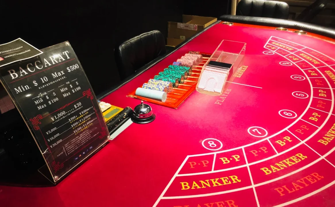 静岡のポーカールーム、OCEAN11の店内画像