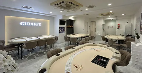 蒲田にあるおすすめのポーカールームであるGiraffe 蒲田店の店内