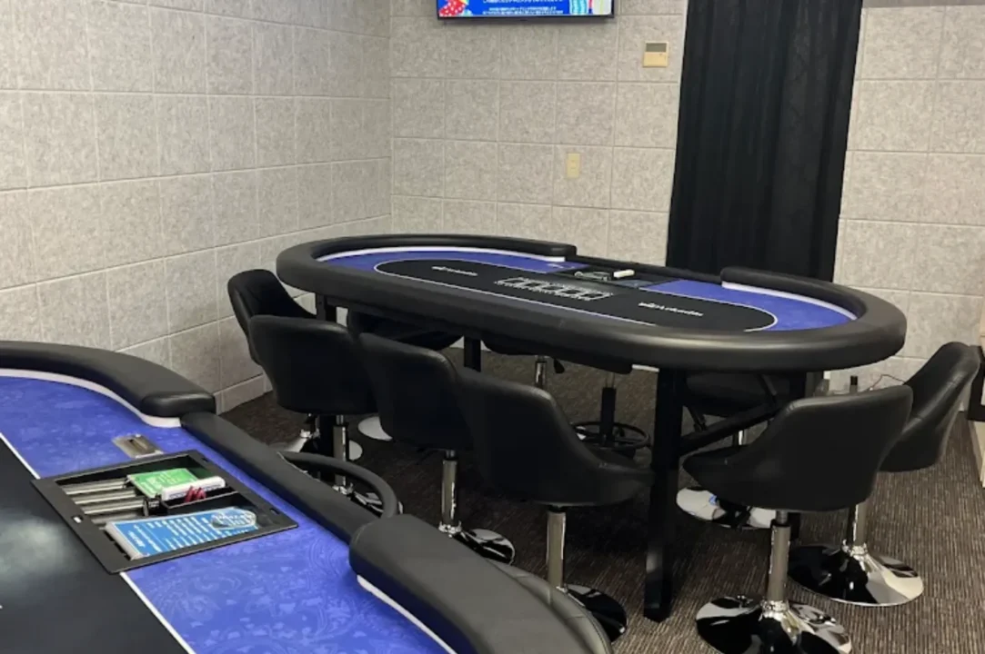 岐阜のポーカー ルーム、Poker Room Arkadiaの店内画像