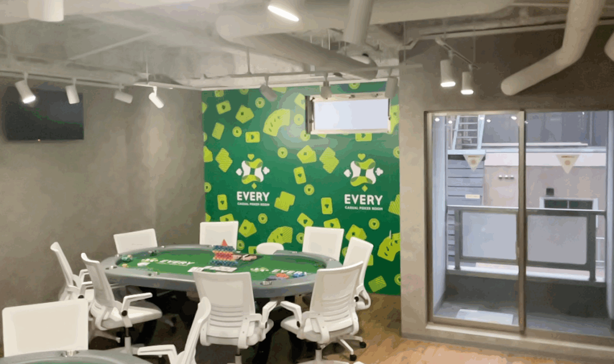 CASUAL POKER ROOM EVERY五反田の店内画像