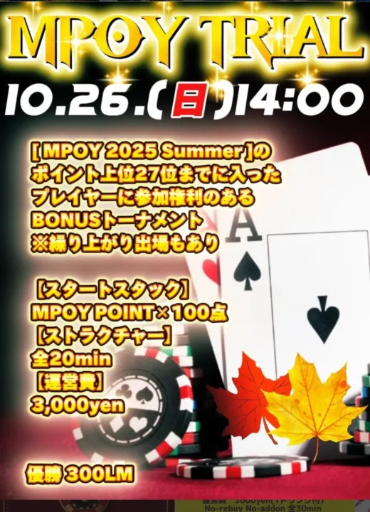 Liiinkで行われるポーカートナメの詳細