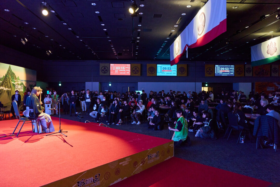 津軽三味線奏者・牧野太紀さんの演舞