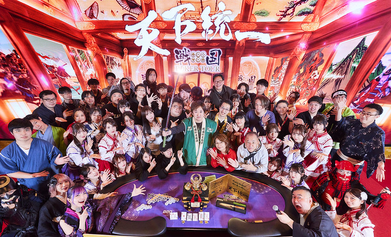 戦国ポーカーツアーメインイベントで優勝したにゃんたさんの画像