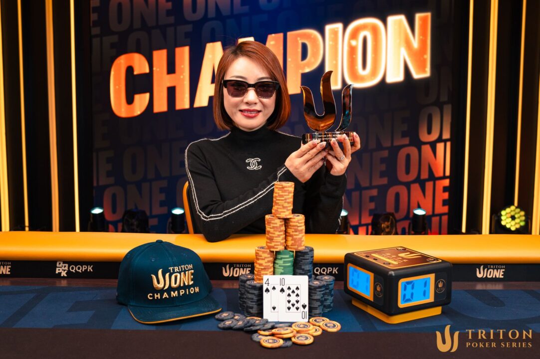 スペードの4と10で優勝したYuna Kanaizumi選手です!