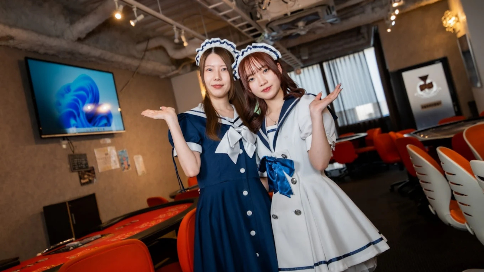 ナゴヤギルドの店内と、ディーラーが映ってる写真