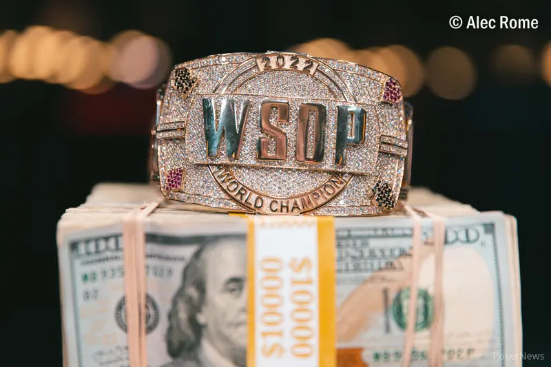 WSOPのブレスレットの画像