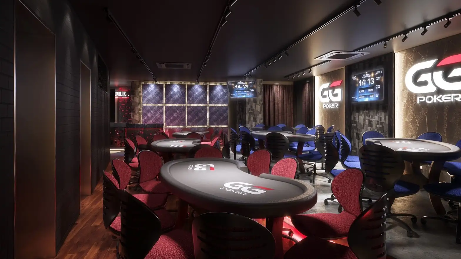 渋谷のポーカールームGoodGamePoler Live渋谷の店内画像