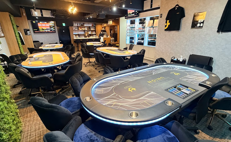 大宮にあるポーカールームPoker Room UNION大宮の店内写真