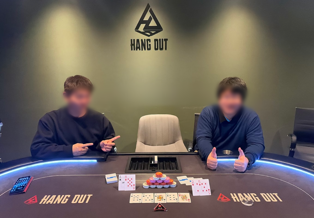 神戸にあるおすすめのポーカールームであるHANG OUTの店内写真