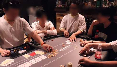 渋谷のポーカールームであるVERTEX TOKYOの画像