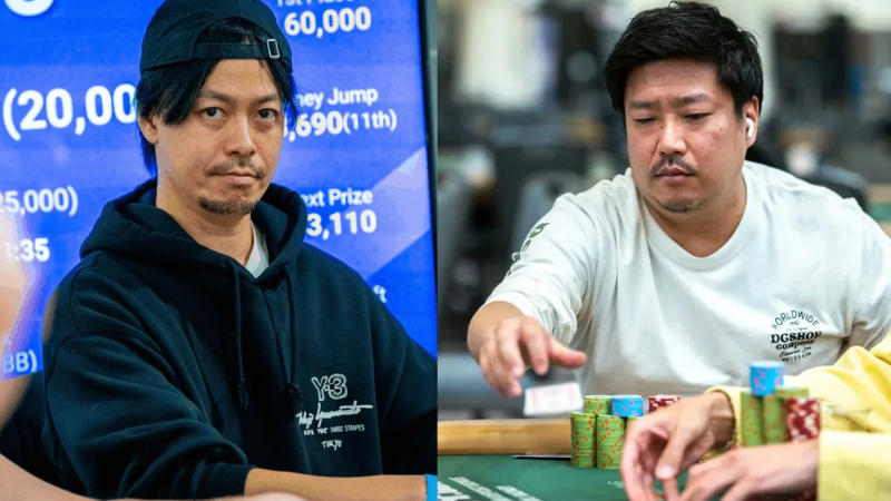 WSOP Europe 2026で活躍した日本人プレイヤー2人の写真