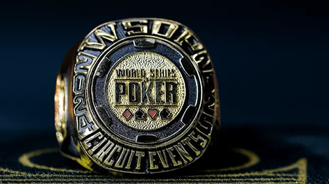 WSOPのチャンピオンリングの画像
