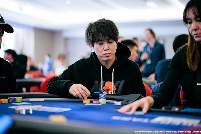 EPT Monte CarloのテーブルでプレイするMasashi Oyaさん