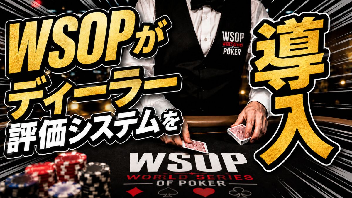 WSOP ディーラーシステム