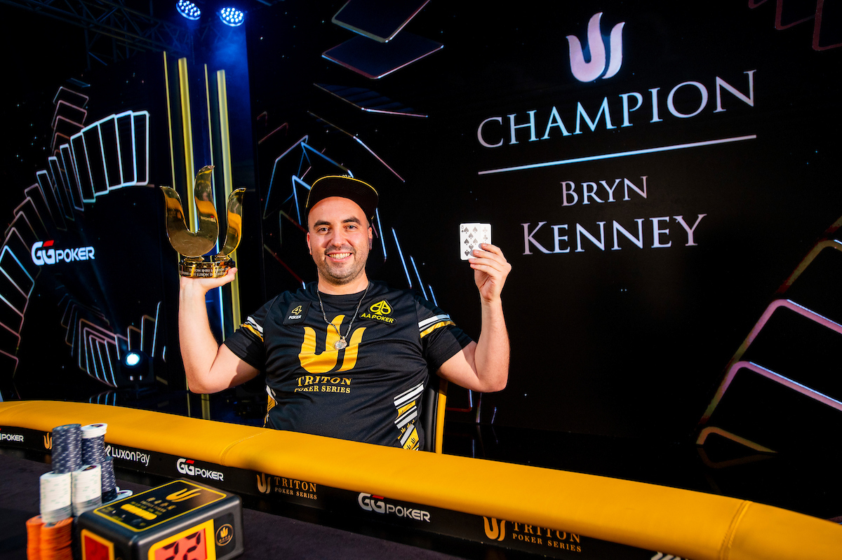 Triton $250K Luxon Invitational優勝時のケニー