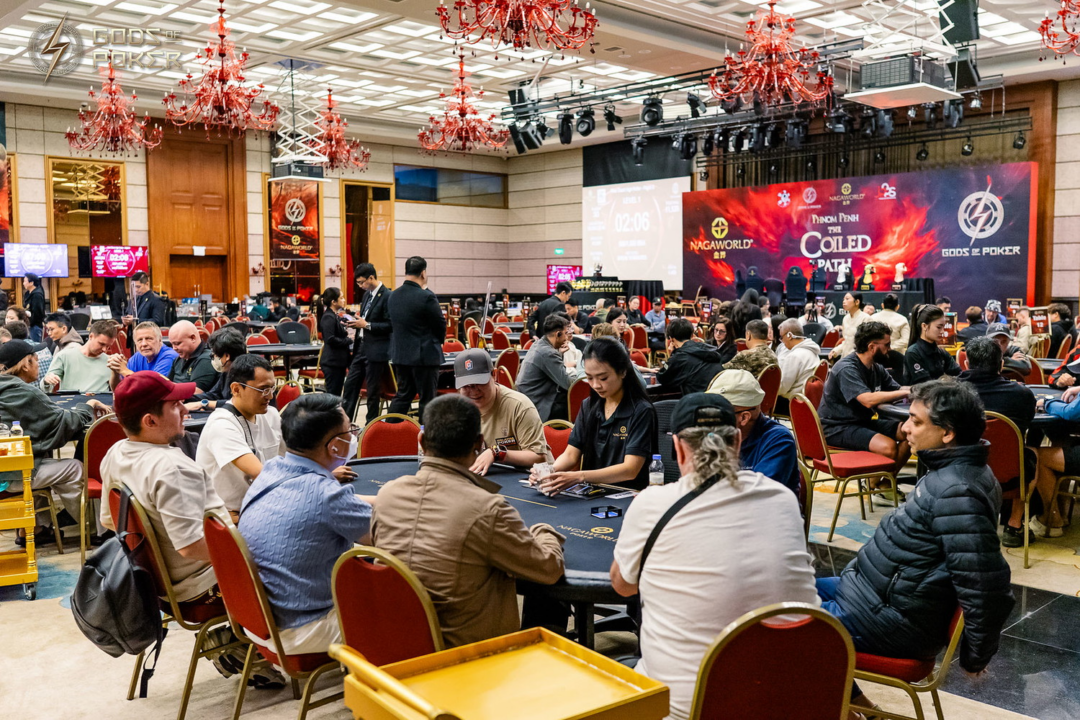 Gods of Pokerの会場の様子