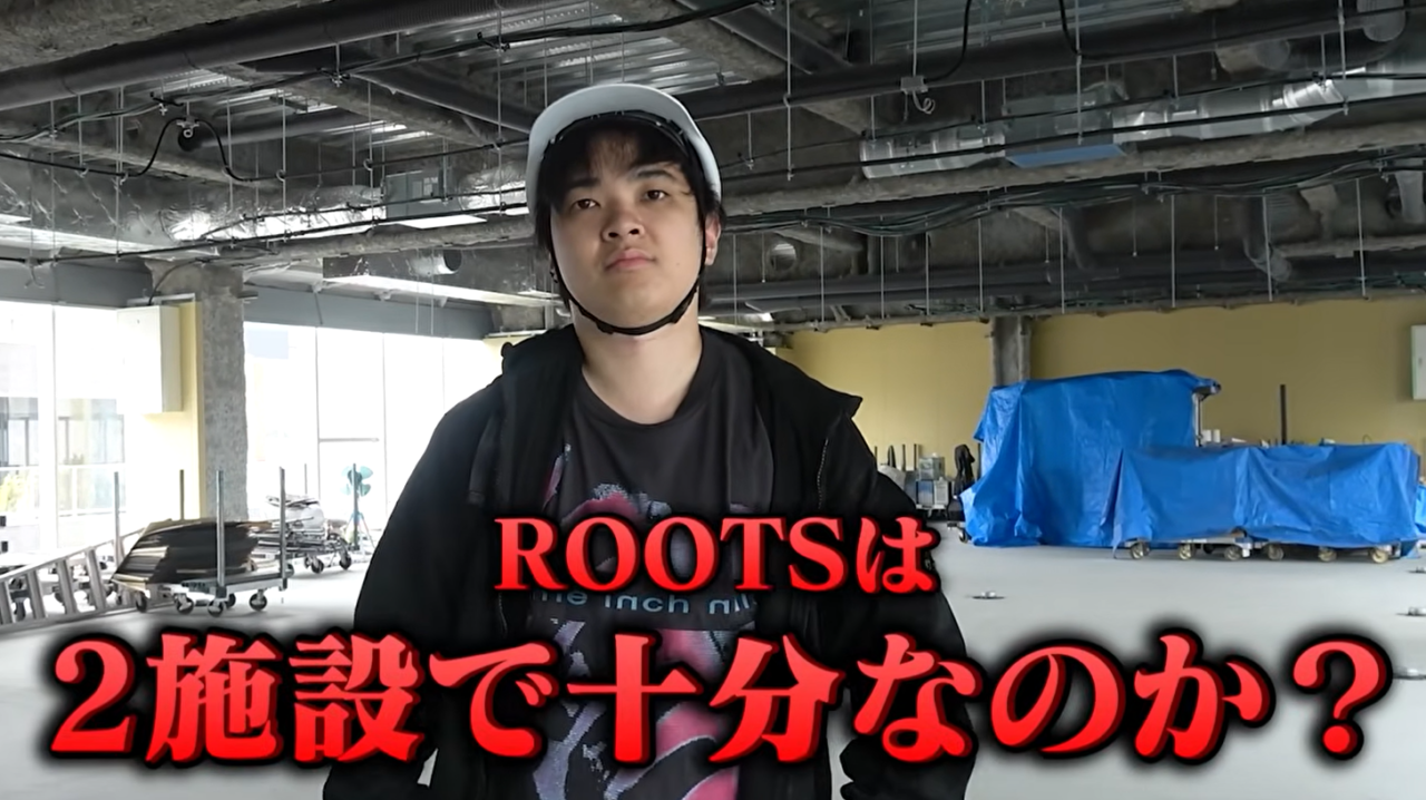 ROOTS FUKUOKA建設中の写真