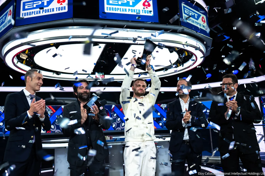EPTモンテカルロ2026メインイベントで優勝したロマン・ストイカさん